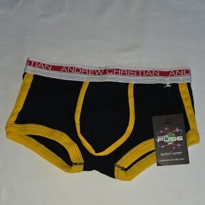 Andrew Christian Black and Yellow Men's Underwear